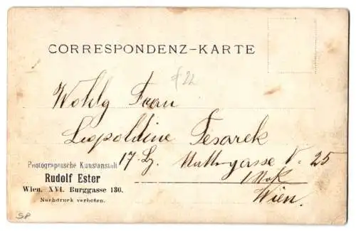 14 Fotografien unbekannter Fotograf, Ansicht Wien, Gasthäuser, Kneipen, Wiener Typen, Wohn - & Geschäftshäuser, Festzug