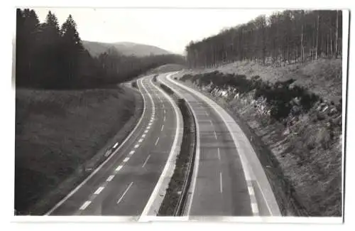 26 Fotografien Autobahn, Autobahnabschnitt im Spessart in verschiedenen Formaten