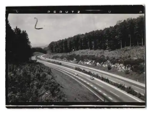 26 Fotografien Autobahn, Autobahnabschnitt im Spessart in verschiedenen Formaten