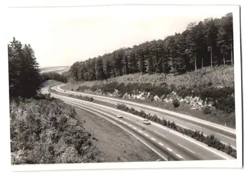 26 Fotografien Autobahn, Autobahnabschnitt im Spessart in verschiedenen Formaten