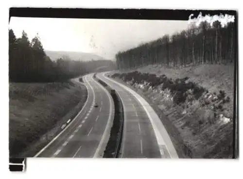 26 Fotografien Autobahn, Autobahnabschnitt im Spessart in verschiedenen Formaten