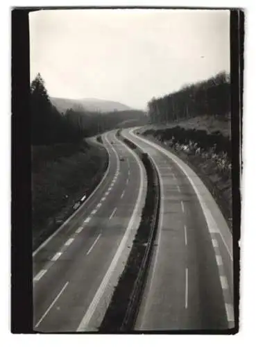 26 Fotografien Autobahn, Autobahnabschnitt im Spessart in verschiedenen Formaten