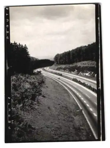 26 Fotografien Autobahn, Autobahnabschnitt im Spessart in verschiedenen Formaten