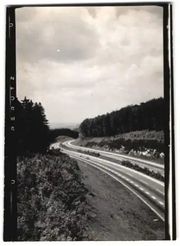 26 Fotografien Autobahn, Autobahnabschnitt im Spessart in verschiedenen Formaten