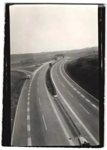 26 Fotografien Autobahn, Autobahnabschnitt im Spessart in verschiedenen Formaten