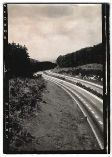 26 Fotografien Autobahn, Autobahnabschnitt im Spessart in verschiedenen Formaten