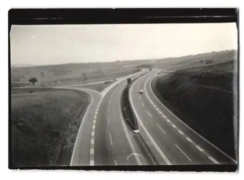 26 Fotografien Autobahn, Autobahnabschnitt im Spessart in verschiedenen Formaten