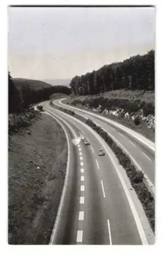 26 Fotografien Autobahn, Autobahnabschnitt im Spessart in verschiedenen Formaten