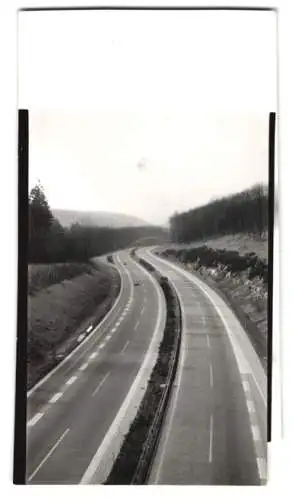 26 Fotografien Autobahn, Autobahnabschnitt im Spessart in verschiedenen Formaten