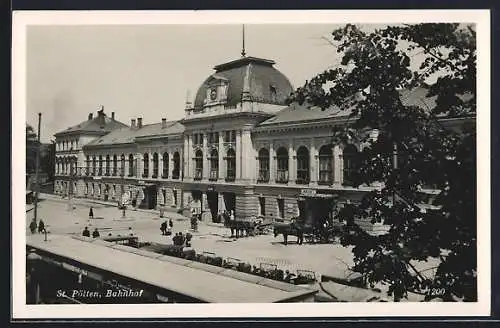 AK St. Pölten, Partie am Bahnhof