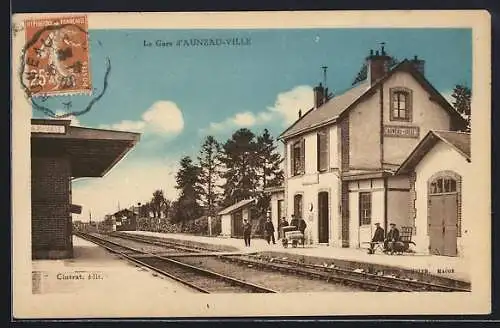 AK Auneau-Ville, La Gare