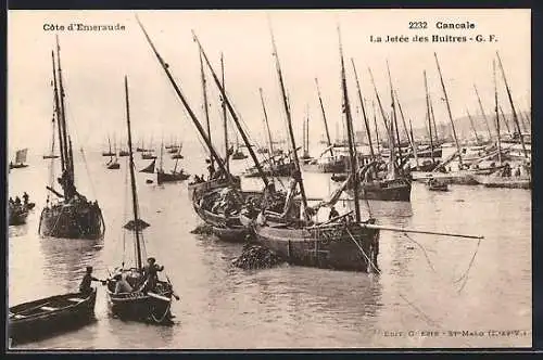 AK Cancale, La Jetée des Huitres