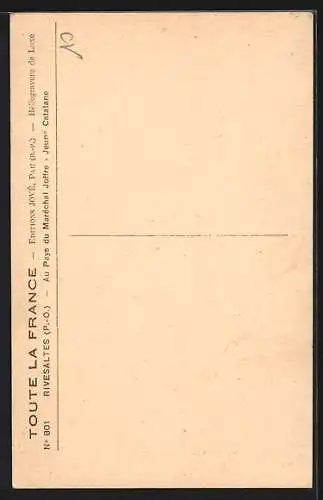 AK Rivesaltes, Jeune Catalane