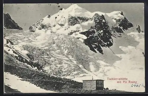 AK Tschiervahütte, Piz Rosegg