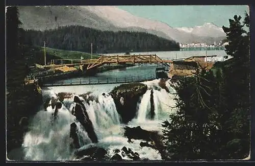 AK St. Moritz, Der Infall, um 1900