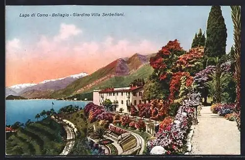 AK Bellagio /Lago di Como, Giardino Villa Serbelloni