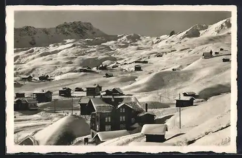 AK Arosa, Teilansicht im Winter