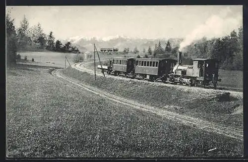 AK Uetlibergbahn, Gr. Kurve und Berneralpen