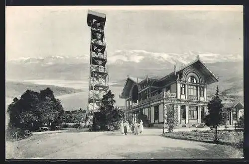 AK Zürich, Uto-Kulm auf dem Uetliberg