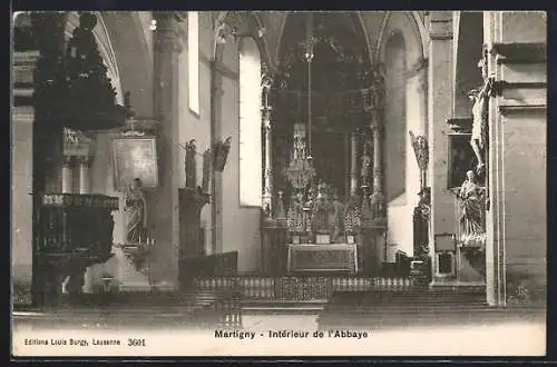 AK Martigny, Intérieur de l`Abbaye