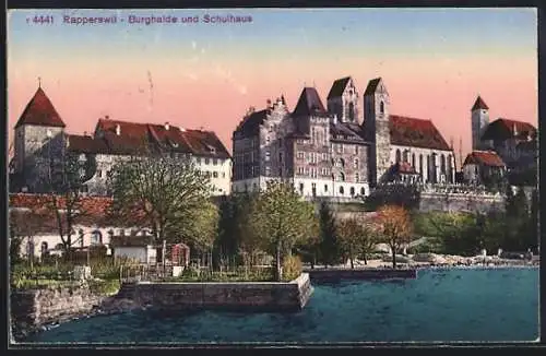 AK Rapperswil, Burghalde und Schulhaus