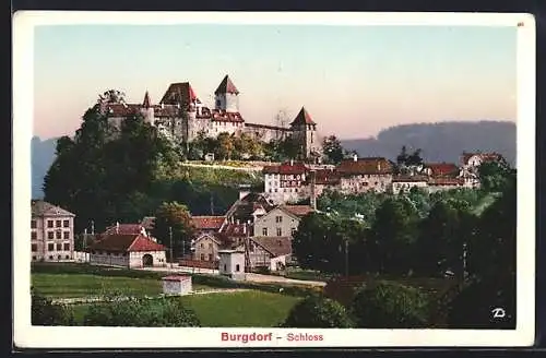 AK Burgdorf, Blick nach dem Schloss