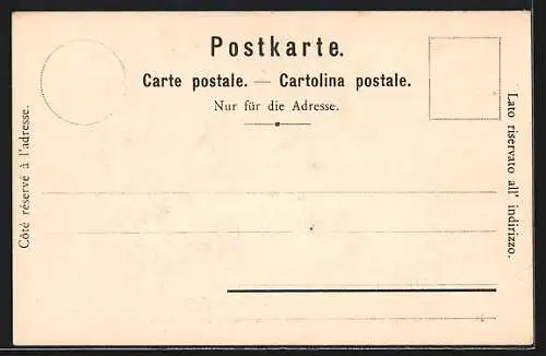 AK Basel, Bundesfeier 1901, Einzug d. eidg. Gesandten in die Stadt am 13.7.1501