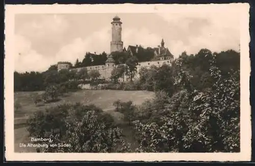 AK Bamberg, Die Altenburg von Süden