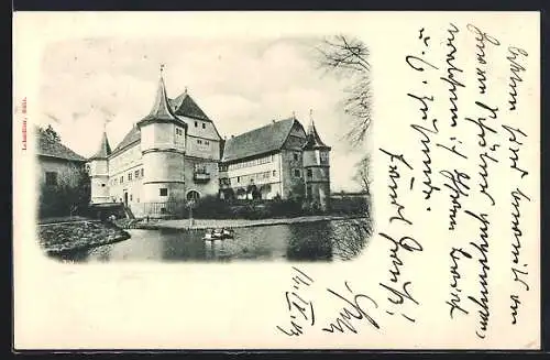 AK Menzingen, Schloss mit Ruderpartie