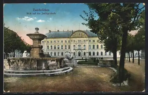 AK Zweibrücken, Blick auf das Justizgebäude