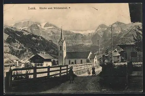 AK Lenk, Kirche und Wildstrubel