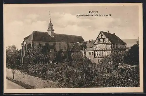 AK Höxter, Minoritenkirche mit Marienstift