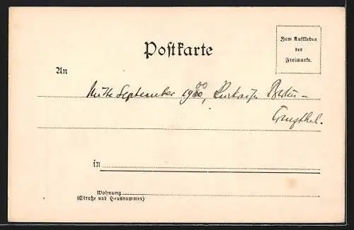 AK Hildesheim, Wedekind und Tempelherrnhaus mit Modegeschäft Gebr. Adam