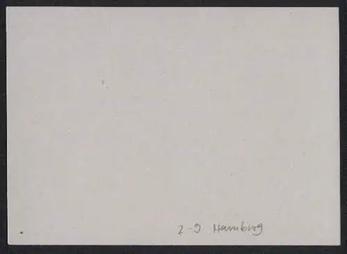Briefmarken Hamburg-Bergedorf, Marken der Private Briefbeförderungs-Gesellschaft, Wert 2 Pfennig, Private Stadtpost