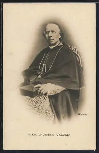 Foto-AK französischer Cardinal Oreglia