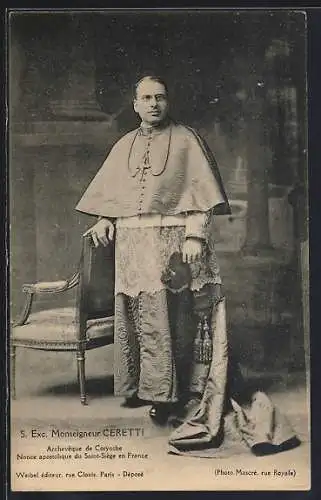 AK Monseigneur Ceretti, Archevêque de Corynthe