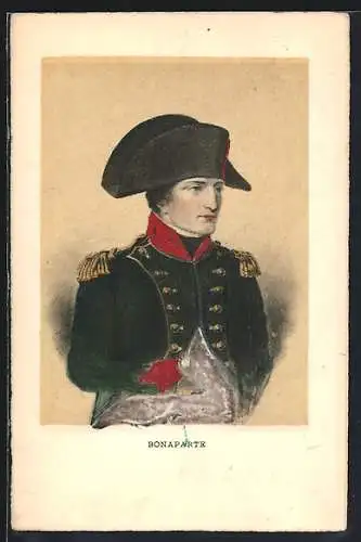 AK Napoleon Bonaparte in Uniform