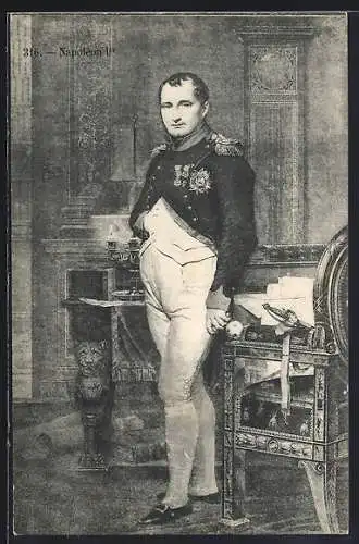 AK Napoleon Bonaparte in Uniform