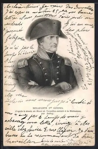 AK Napoléon Bonaparte Ier Consul