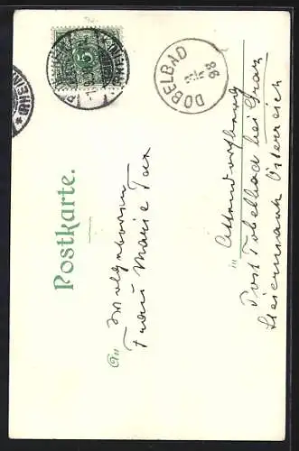 AK Rhein-Dampfer Hansa der Kölnischen und Düsseldorfer Gesellschaft, Burg Stolzenfels
