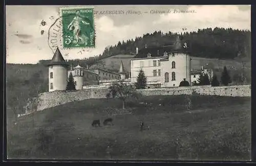 AK Lamure-sur-Azergues, Château de Pramenoux