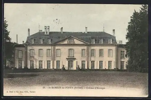 AK Saint-Romain-de-Popey, Château d`Avauges