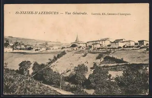 AK Saint-Nizier-d`Azergues, Vue Générale