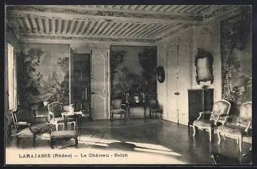 AK Larajasse, Le Château, Salon