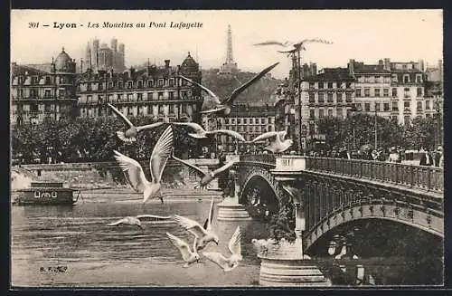 AK Lyon, Les Mouettes au Pont Lafayette