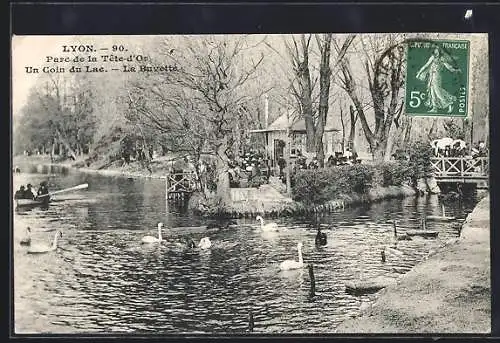 AK Lyon, Parc de la Tête d`Or, Un Coin du Lac, La Buvette