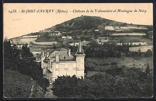 AK St-Just-d`Avray, Château de la Valsonnière et Montagne de Néry