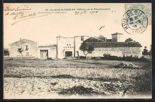 AK Saint-Jean-de-Touslas, Château de la Mouchonnière, porte fortifiée du XVIIe siècle