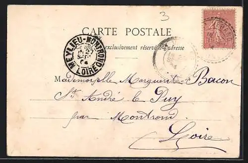 AK Saint-Vérand, Maison Tabareau entourée de verdure et allées boisées