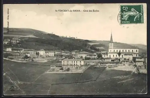 AK Saint-Vincent-de-Reins, Côté des Écoles